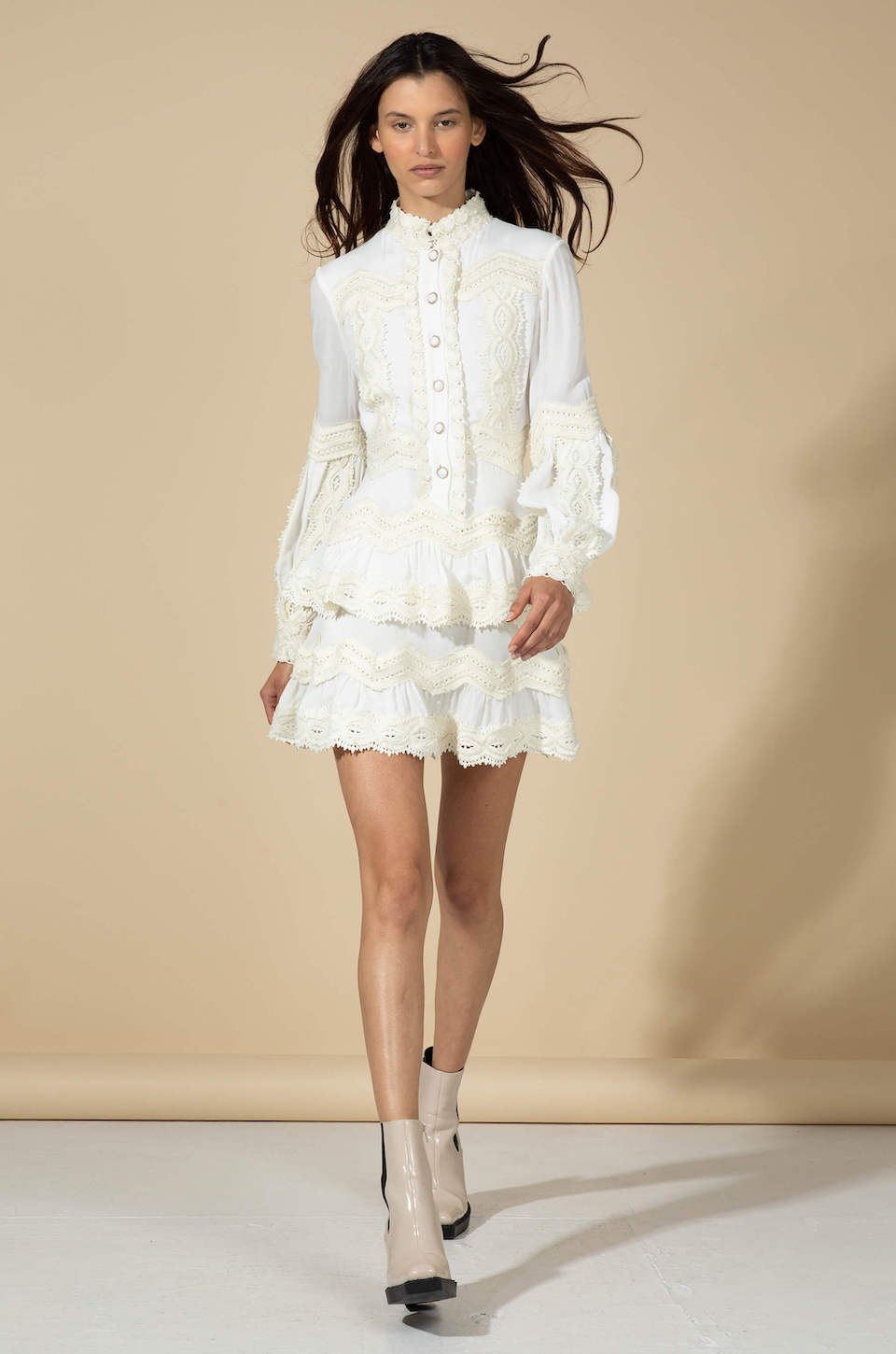Pacific Dress by IXIAH White Short Dress